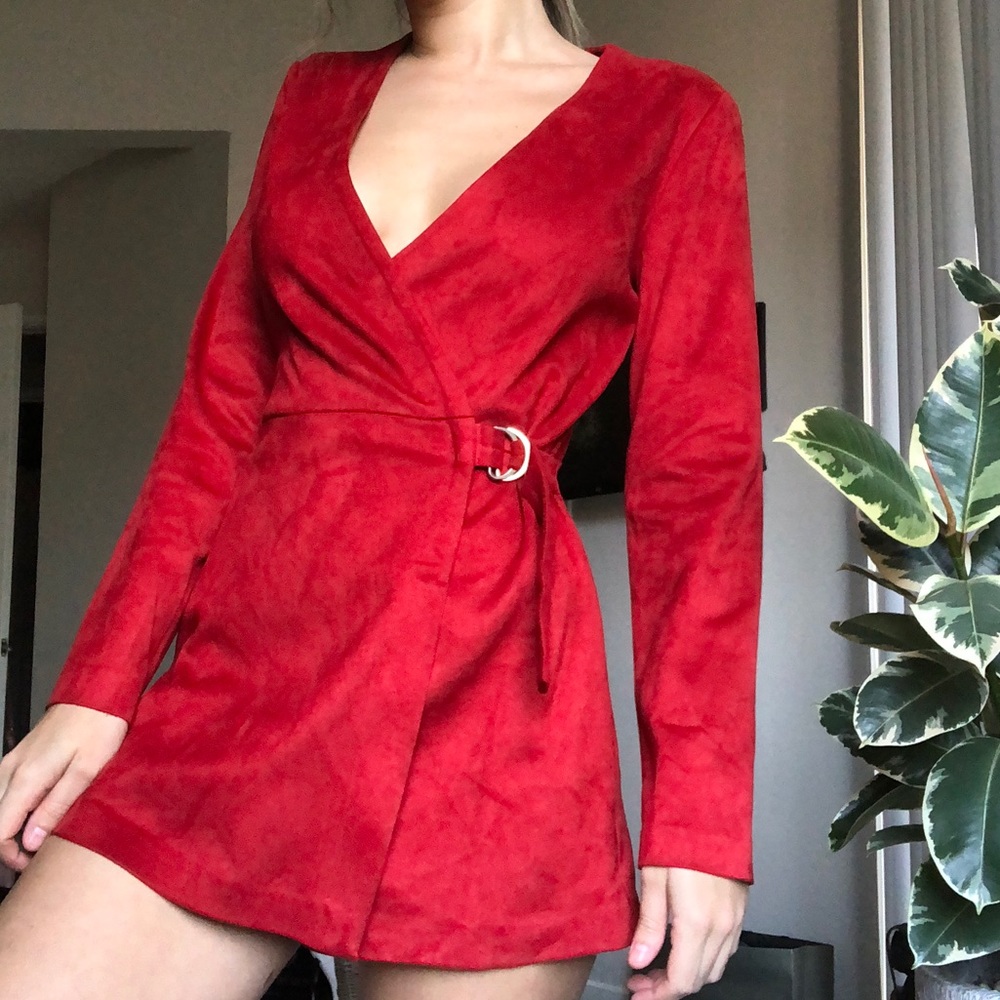 Zara Trafaluc Red Jumper